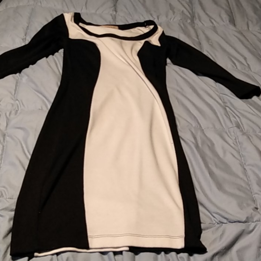 Black and white dress